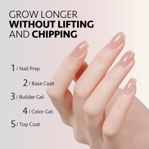 GAOY Builder Gel Set - Yummy Jelly 6 Colors - Picture 4 of 10